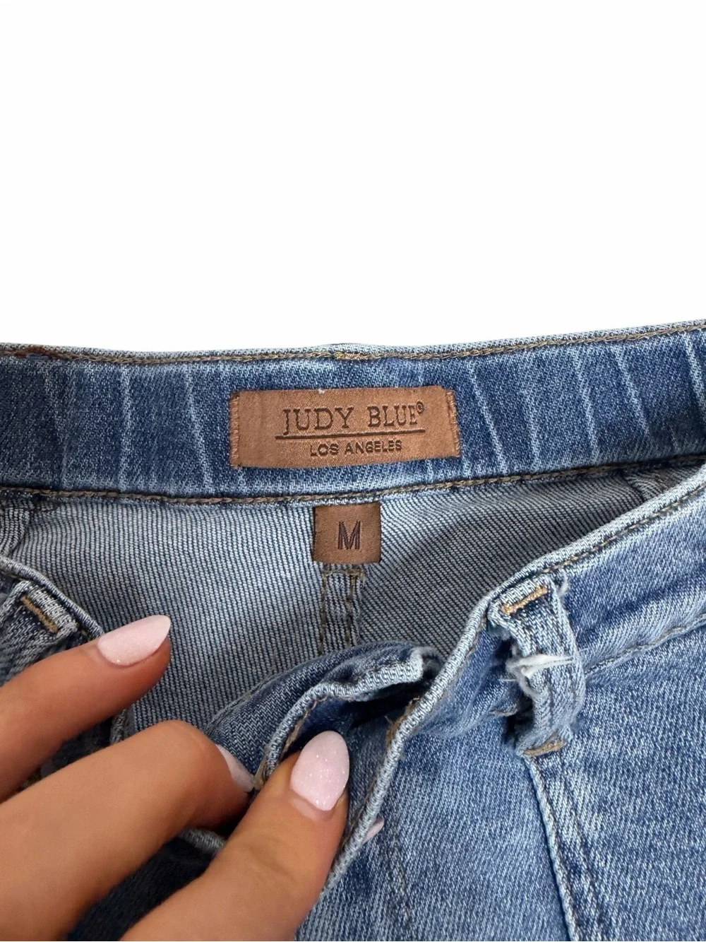 Judy Blue Medium Wash High-Rise Denim Shorts